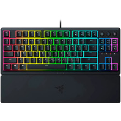 Razer Ornata V3 Tenkeyless, Low Profile Gaming Keyboard, US Layout, 8 Razer Chroma™ RGB Lighting Zones, Dedicated Media Keys, UV