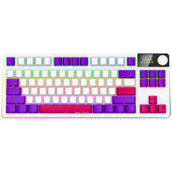 LORGAR KBP70TKLW, Wireless TKL Mechanical Gaming Keyboard Pro, White, EN layout - 1