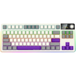 LORGAR KBP70TKLW, Wireless TKL Mechanical Gaming Keyboard Pro, Beige, EN layout - 1