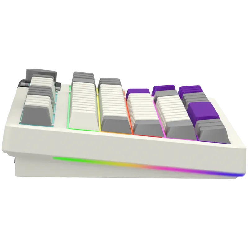 LORGAR KBP70TKLW, Wireless TKL Mechanical Gaming Keyboard Pro, Beige, EN layout - 1