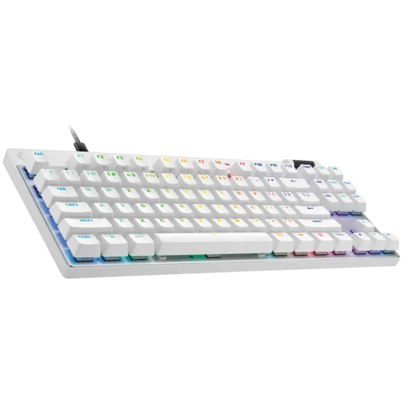 LOGITECH G PRO X TKL RAPID Gaming Keyboard - WHITE - US INT'L - USB - EMEA28i-935 - LINEAR - 1
