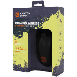 CANYON mouse Shadder GM-321 RGB 6buttons Wired Black - 6