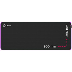 Lorgar Main 319, Gaming mouse pad, High-speed surface, Purple anti-slip rubber base, size: 900mm x 360mm x 3mm, weight 0.6kg - 1