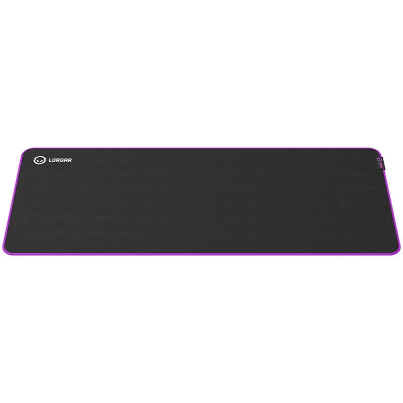 Lorgar Main 319, Gaming mouse pad, High-speed surface, Purple anti-slip rubber base, size: 900mm x 360mm x 3mm, weight 0.6kg - 1