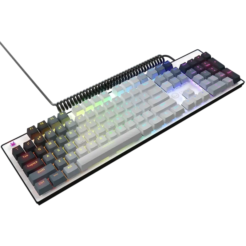 LORGAR Azar 514, Wired mechanical gaming keyboard, RGB backlight, 1680000 colour variations, 18 modes, keys number: 104, 50M cli