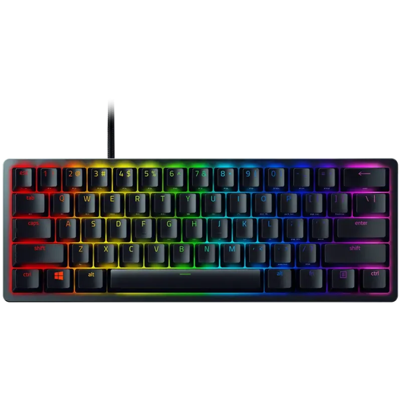 Huntsman V3 Pro Mini - US Layout, Gaming Keyboard, Analog Optical Switch Gen-2, 60% size, Razer Chroma™ RGB, Detachable Type C C