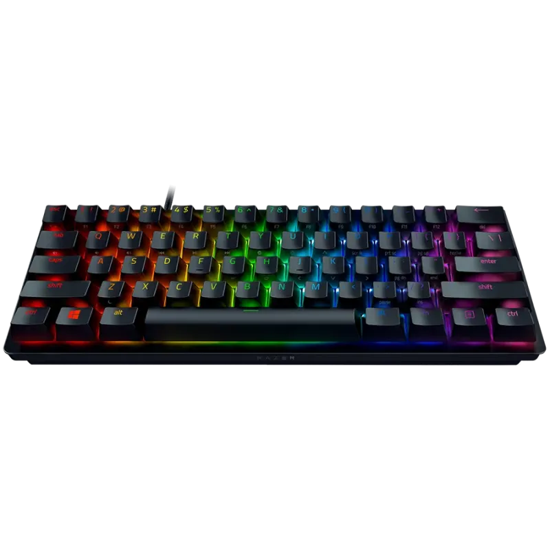 Huntsman V3 Pro Mini - US Layout, Gaming Keyboard, Analog Optical Switch Gen-2, 60% size, Razer Chroma™ RGB, Detachable Type C C