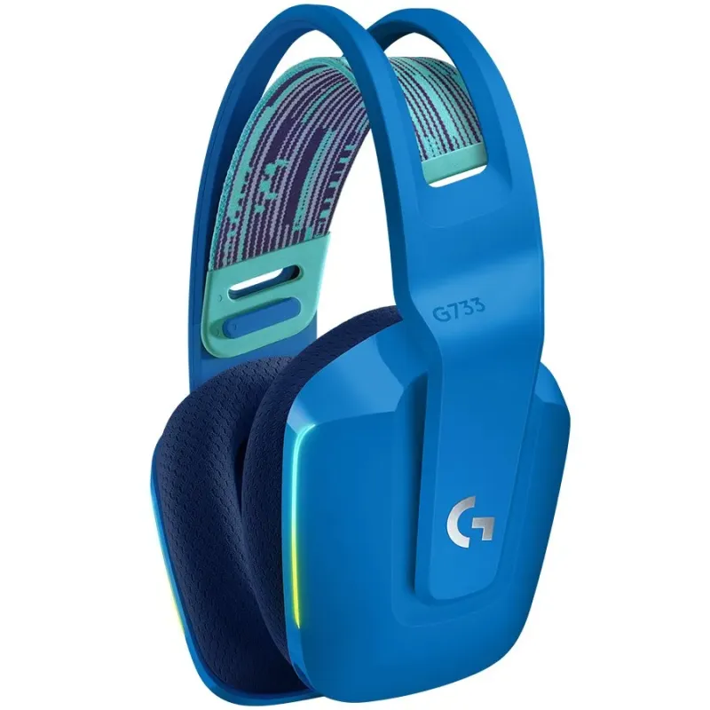 LOGITECH G733 LIGHTSPEED Wireless RGB Gaming Headset - BLUE - 1