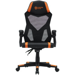 CANYON gaming chair Flow MCH01 Mesh Black Orange - 1