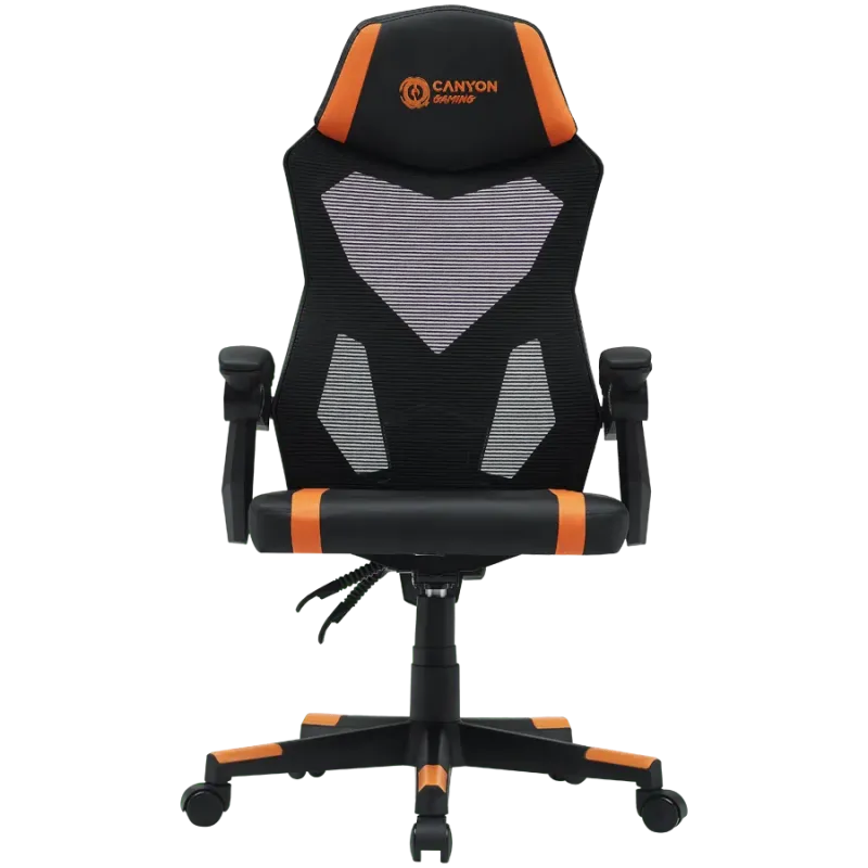 CANYON gaming chair Flow MCH01 Mesh Black Orange - 1