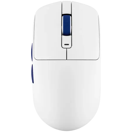 ROYAL KLUDGE M30 White Blue Gaming Mouse PAW 33111K - 1