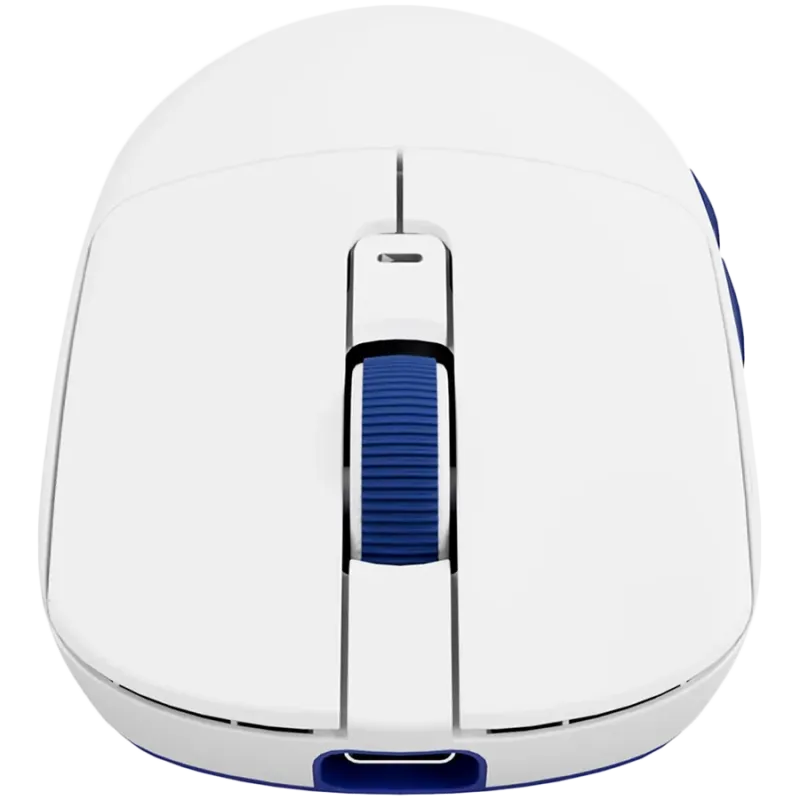 ROYAL KLUDGE M30 White Blue Gaming Mouse PAW 33111K - 1