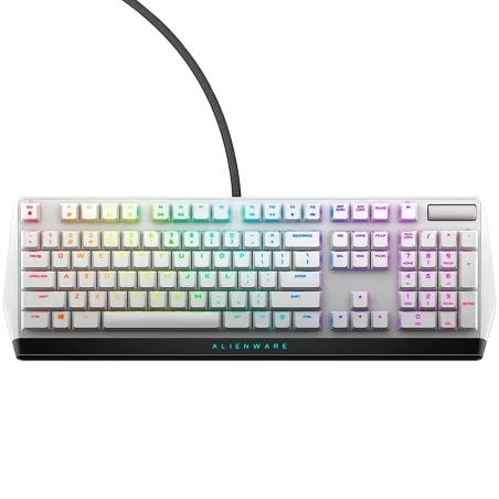 Alienware 510K Low-profile RGB Mechanical Gaming Keyboard - AW510K (Lunar Light) - 1
