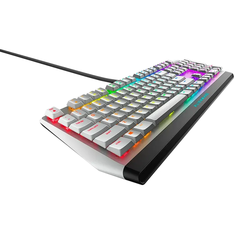 Alienware 510K Low-profile RGB Mechanical Gaming Keyboard - AW510K (Lunar Light) - 1
