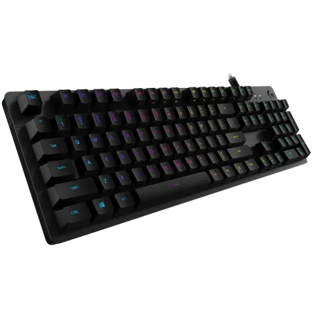LOGITECH G512 Carbon RGB Mechanical Gaming Keyboard, GX Blue - CARBON - US INT'L - USB - INTNL - G512 CLICKY - 1