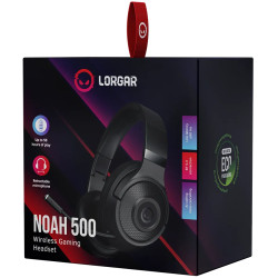 LORGAR Noah 500, Wireless Gaming headset with microphone, JL7006, BT 5.3, battery life up to 58 h (1000mAh), USB (C) charging ca