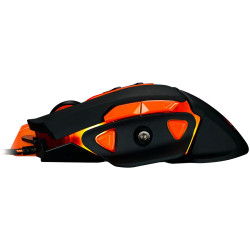 CANYON Optical gaming mouse, adjustable DPI setting 800/1000/1200/1600/2400/3200/4800/6400, LED backlight, moveable weight slot 