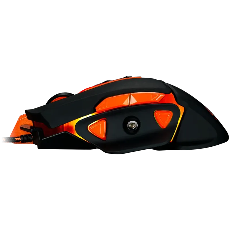 CANYON Optical gaming mouse, adjustable DPI setting 800/1000/1200/1600/2400/3200/4800/6400, LED backlight, moveable weight slot 