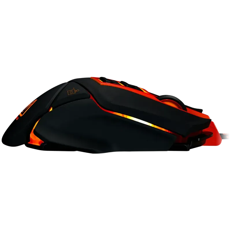 CANYON Optical gaming mouse, adjustable DPI setting 800/1000/1200/1600/2400/3200/4800/6400, LED backlight, moveable weight slot 