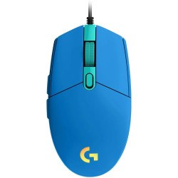 LOGITECH G203 LIGHTSYNC Corded Gaming Mouse - BLUE - USB - 1