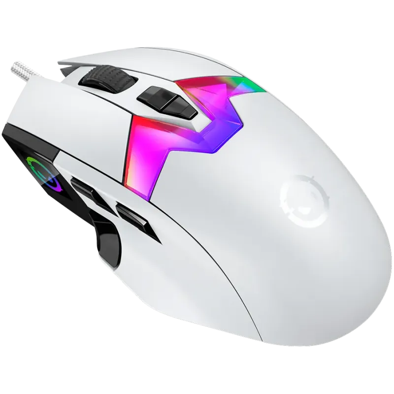 LORGAR MSP80, 8000 Hz Gaming Mouse Pro, White - 1