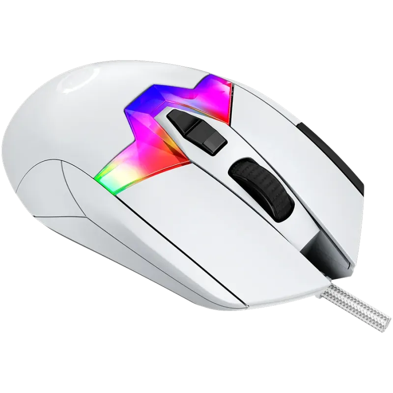 LORGAR MSP80, 8000 Hz Gaming Mouse Pro, White - 1