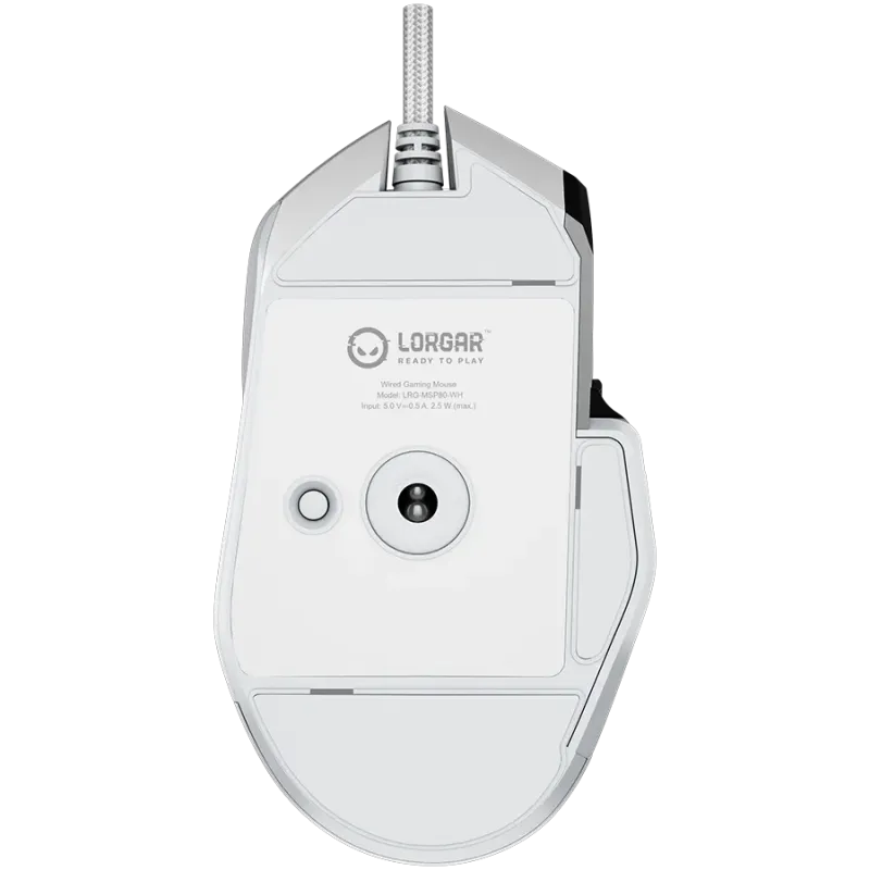 LORGAR MSP80, 8000 Hz Gaming Mouse Pro, White - 1