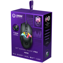 LORGAR MSP80, 8000 Hz Gaming Mouse Pro, Black - 8