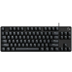 LOGITECH G413 TKL SE Corded Mechanical Gaming Keyboard - BLACK - US INT'L - USB - TACTILE - 1