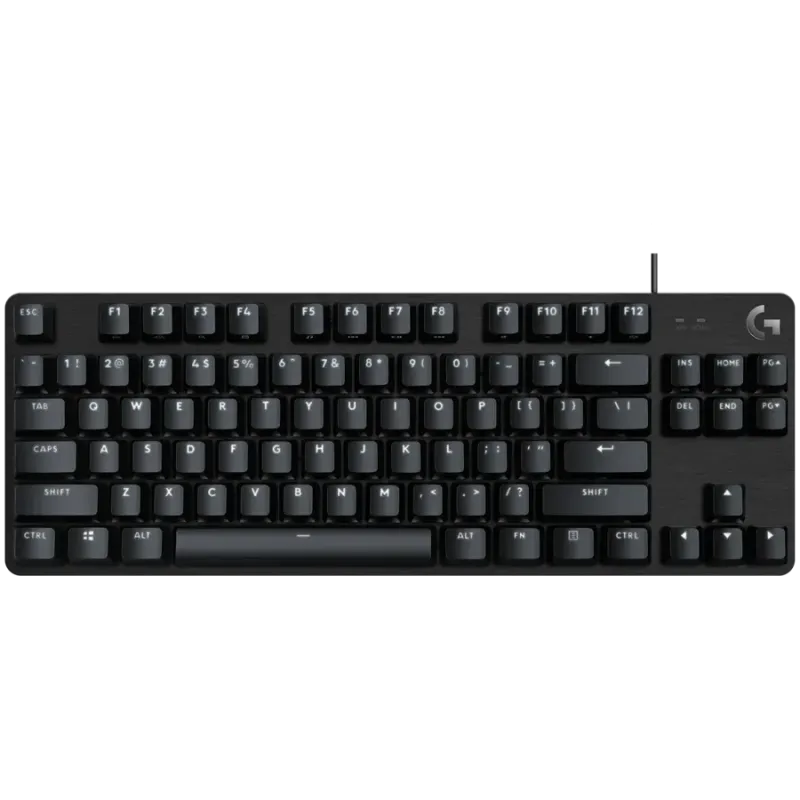LOGITECH G413 TKL SE Corded Mechanical Gaming Keyboard - BLACK - US INT'L - USB - TACTILE - 1