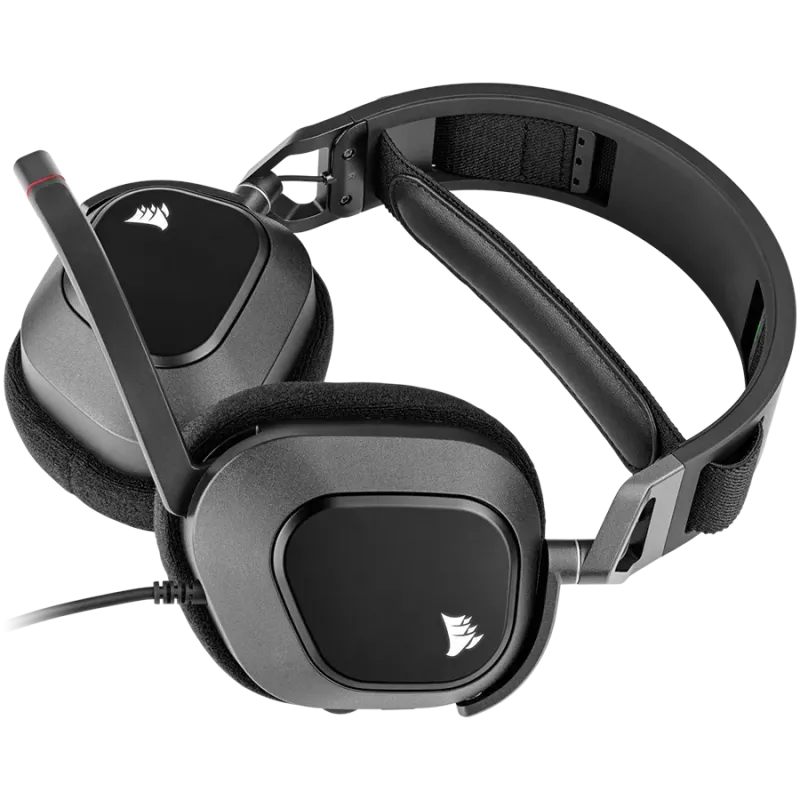 CORSAIR HS80 RGB USB Headset, Carbon - EU - 1