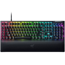 Razer BlackWidow V4 Mechanical Gaming Keyboard, US Layout, Green Switch, Razer Chroma™ RGB, 6 Macro Keys, Lubricated Stabilizers