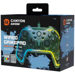 CANYON gamepad Brighter GP-02 Wired Crystal - 5