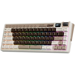 ROYAL KLUDGE RK M70 Mocha Grey Gaming Keyboard Cream switch - 2