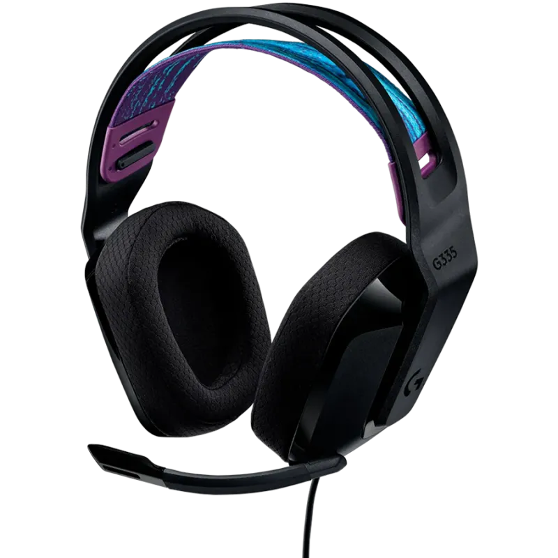 LOGITECH G335 Wired Gaming Headset - BLACK - 3.5 MM - 1