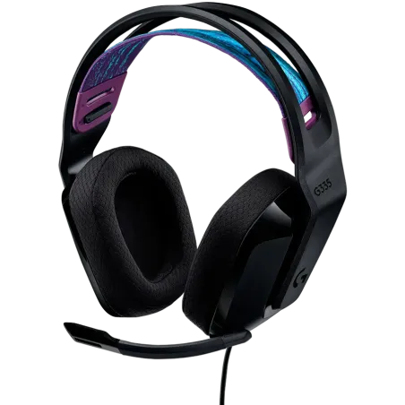 LOGITECH G335 Wired Gaming Headset - BLACK - 3.5 MM - 1