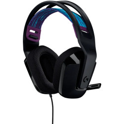 LOGITECH G335 Wired Gaming Headset - BLACK - 3.5 MM - 3