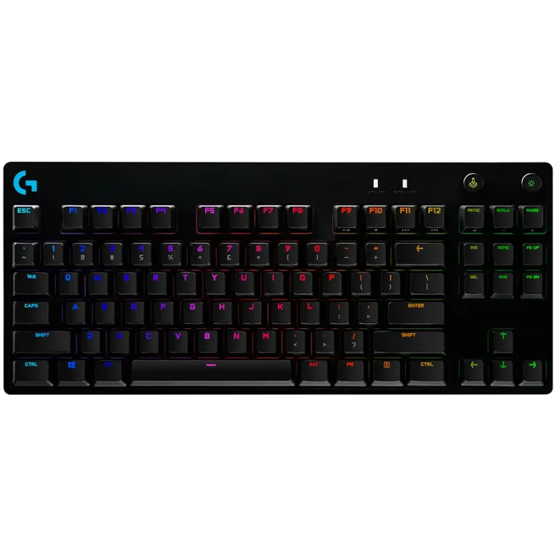 LOGITECH G PRO X TKL LIGHTSPEED Mechanical Gaming Keyboard - BLACK - US INT'L - TACTILE - 1