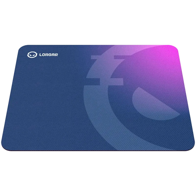 Lorgar Main 135, Gaming mouse pad, High-speed surface, Purple anti-slip rubber base, size: 500mm x 420mm x 3mm, weight 0.41kg - 
