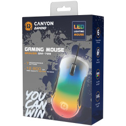 CANYON mouse Braver GM-728 LED Crystal 7buttons Wired Black - 4