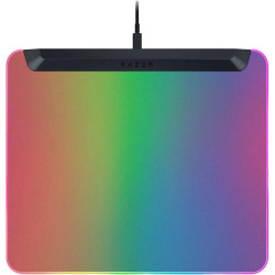 Razer Firefly V2 Pro, Fully Illuminated RGB Gaming Mouse Mat, Edge-to-Edge Backlit Design, 15-Zone Chroma Lighting, Integrated U