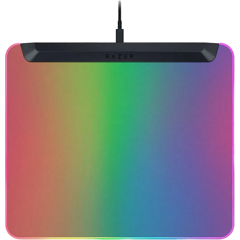 Razer Firefly V2 Pro, Fully Illuminated RGB Gaming Mouse Mat, Edge-to-Edge Backlit Design, 15-Zone Chroma Lighting, Integrated U