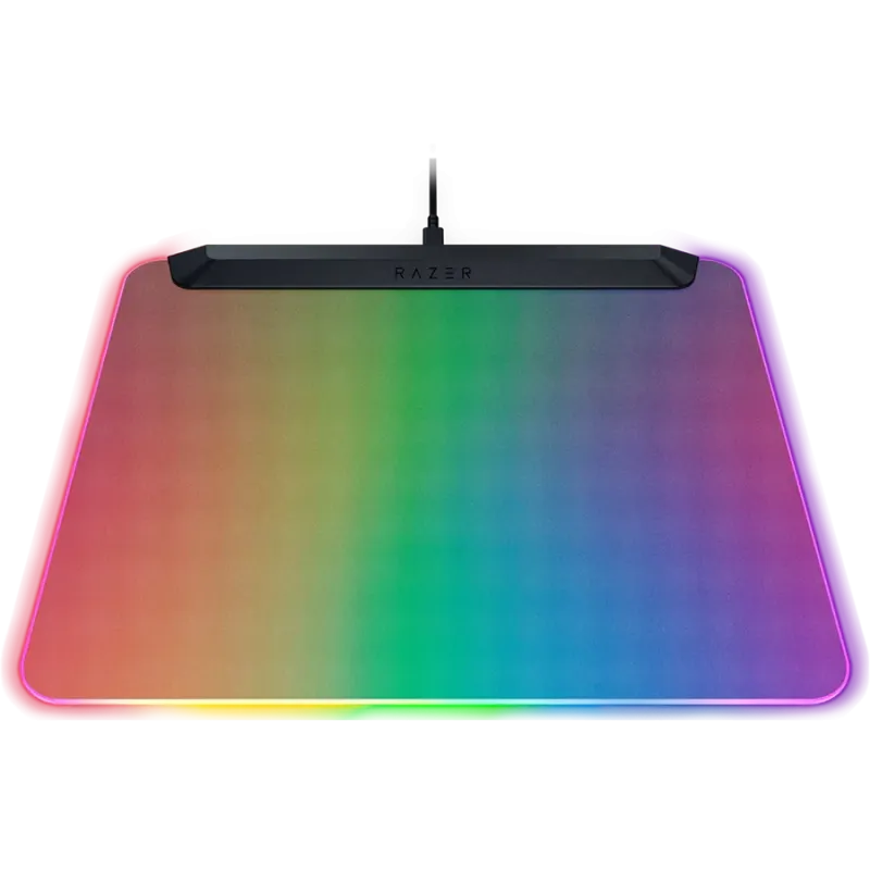 Razer Firefly V2 Pro, Fully Illuminated RGB Gaming Mouse Mat, Edge-to-Edge Backlit Design, 15-Zone Chroma Lighting, Integrated U
