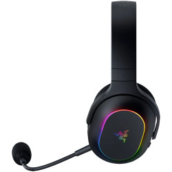 Razer Barracuda X Chroma, Gaming Headset, Black, Oval Ear Cushions, 2.4 GHz Wireless / Bluetooth, Breathable Fabric with Memory 