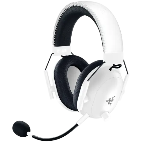 BlackShark V2 Pro (2023) - White, Wireless Gaming Headset, Razer TriForce Titanium Driver 50 mm, Oval Ear Cushions, Detachable S