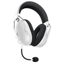 BlackShark V2 Pro (2023) - White, Wireless Gaming Headset, Razer TriForce Titanium Driver 50 mm, Oval Ear Cushions, Detachable S