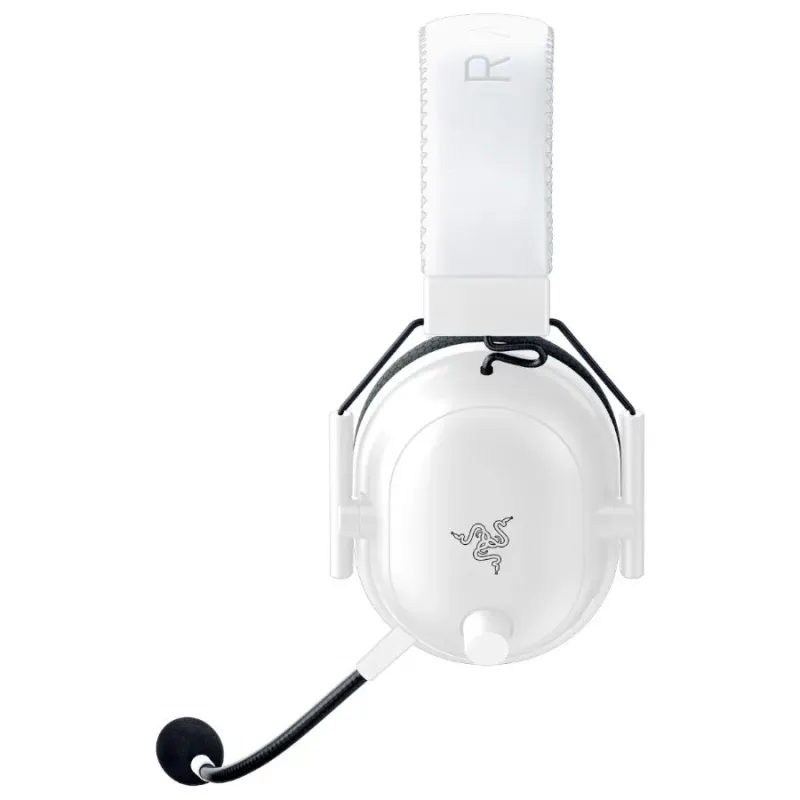BlackShark V2 Pro (2023) - White, Wireless Gaming Headset, Razer TriForce Titanium Driver 50 mm, Oval Ear Cushions, Detachable S