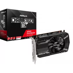 ASROCK Video Card AMD Radeon RX6400 Challenger ITX 4GB, GDDR6 64 bit, 1xHDMI, 1xDP 1.4, recomended PSU 350W.