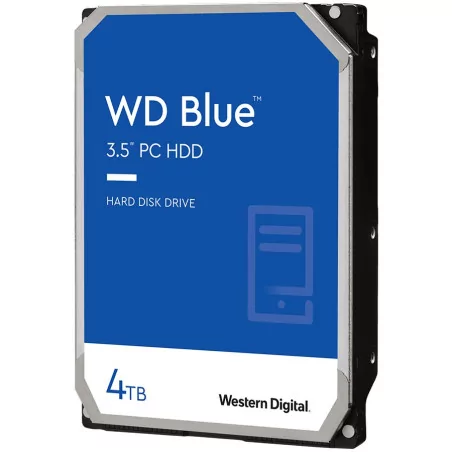 HDD Desktop WD Blue (3.5'', 4TB, 256MB, 5400 RPM, SATA 6 Gb/s) - 1