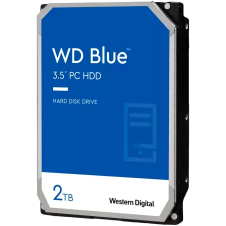 HDD Desktop WD Blue (3.5'', 2TB, 256MB, 7200 RPM, SATA 6 Gb/s) - 1